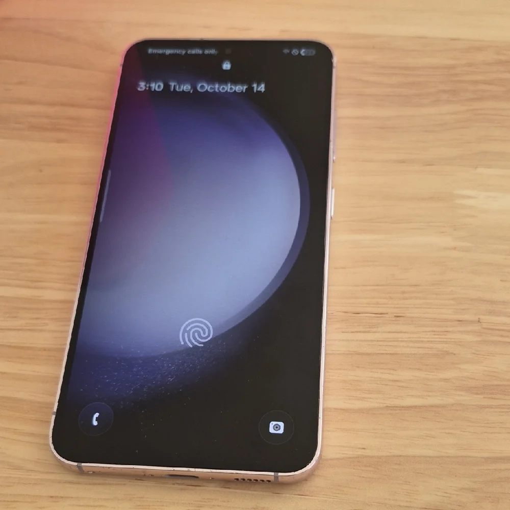 Elegant Black Smartphone with Silver Accents